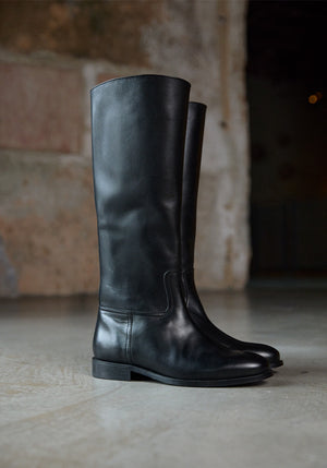 Bottes cavalière cuir made in portugal 