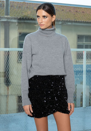 Jupe courte paillettes Made in France SONGE lab