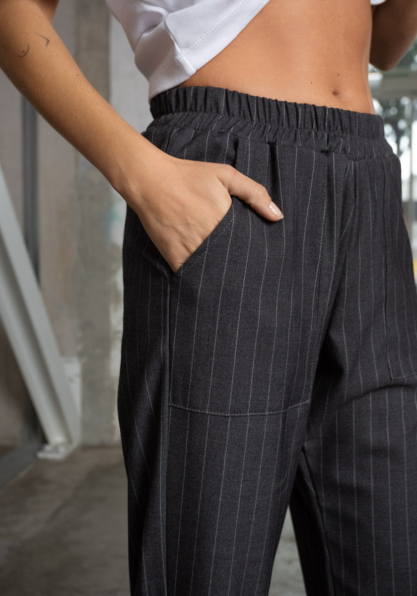 Pantalon FAZ Grey Stripes Made in France SONGE lab