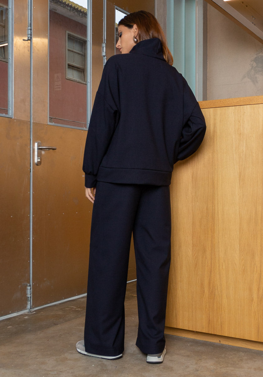 Pantalon large femme GIRAO coloris Maine made in france SONGE lab
