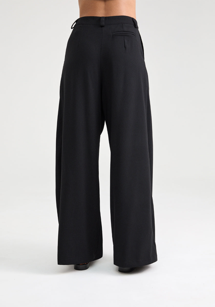 Pantalon PAULO Black Crêpe