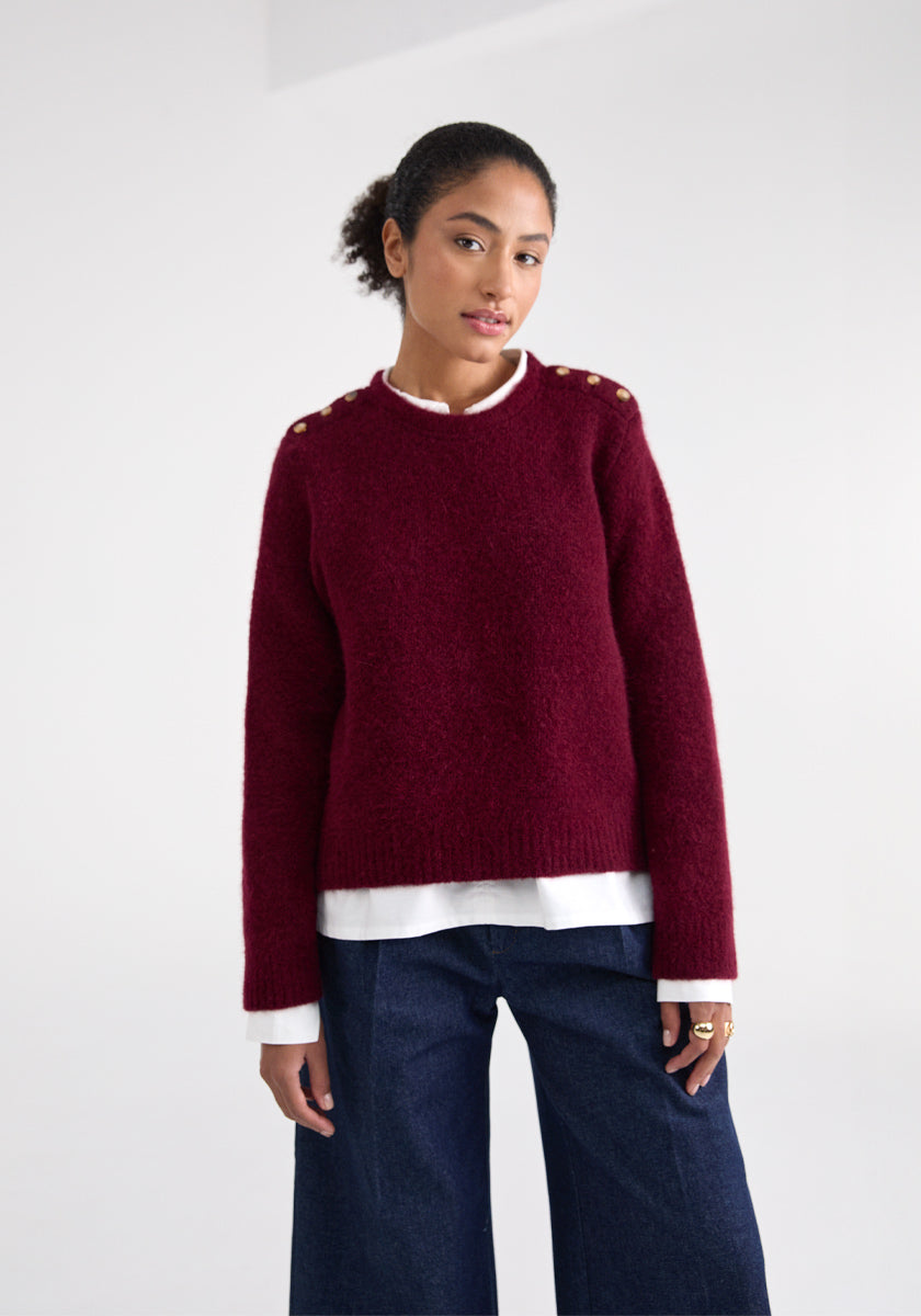 Pull ELENCO Bordeaux