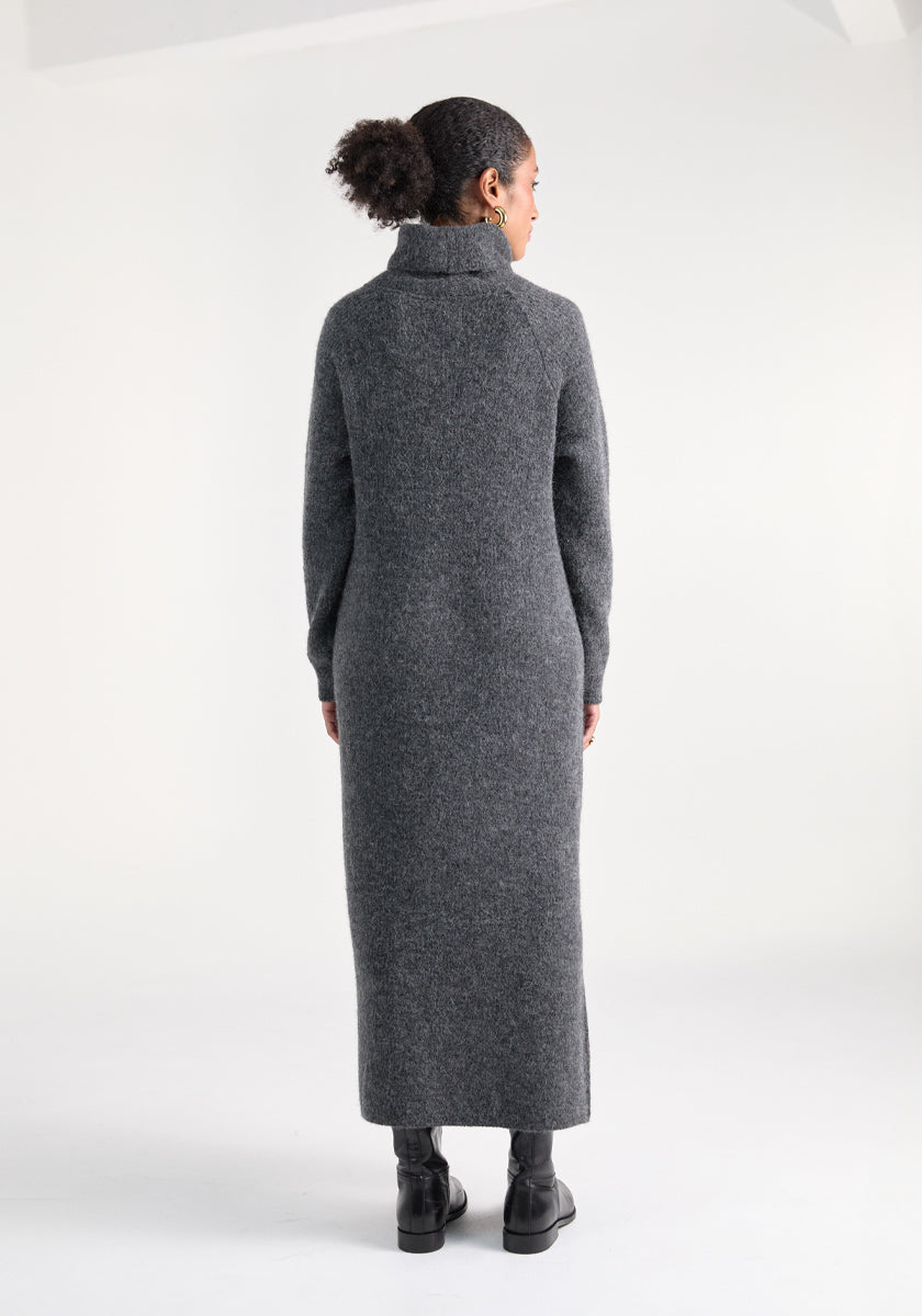 Robe maille SHELA Anthracite