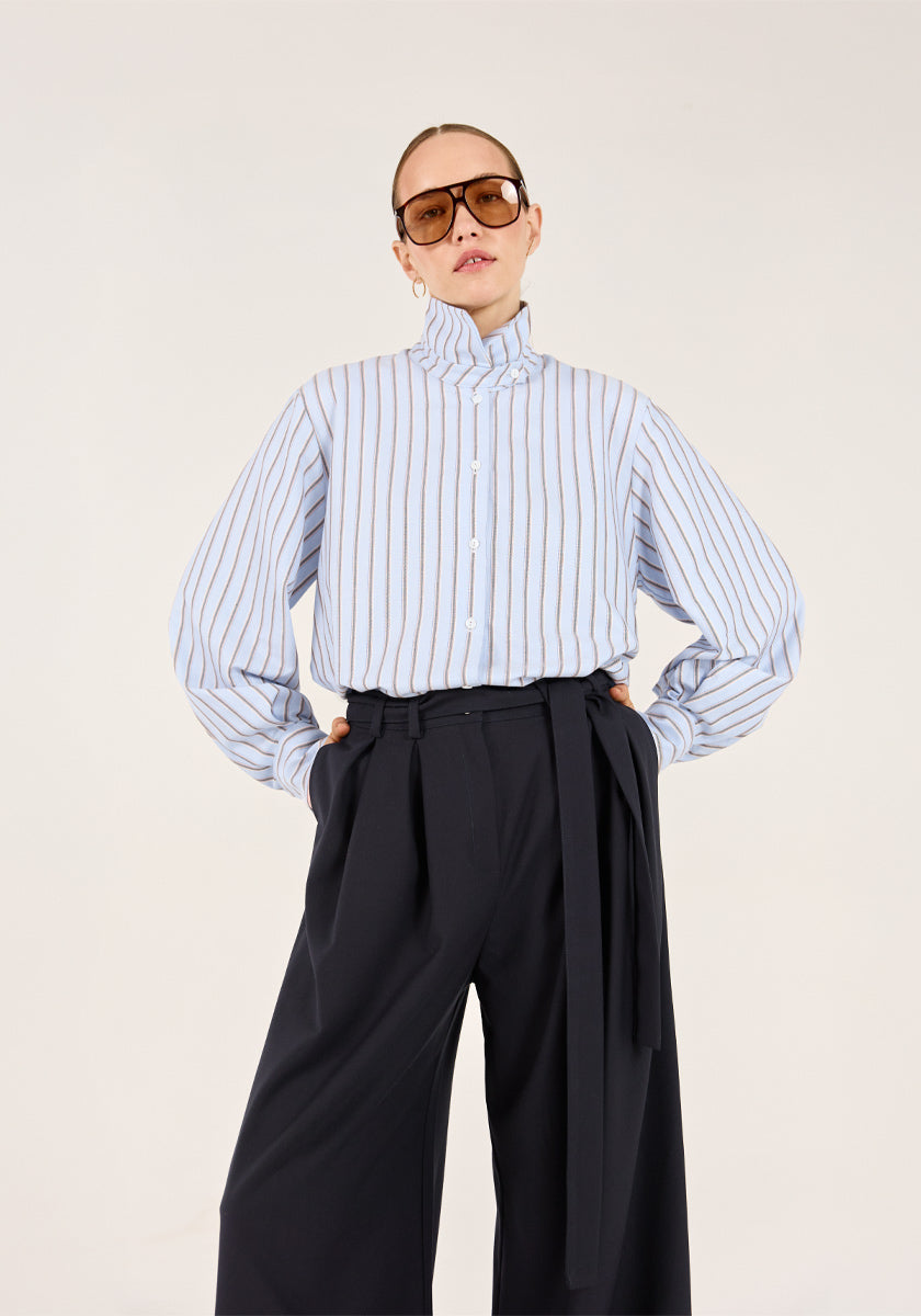 Chemise LUGAR baby blue stripes