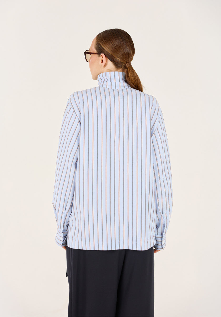 Chemise LUGAR baby blue stripes
