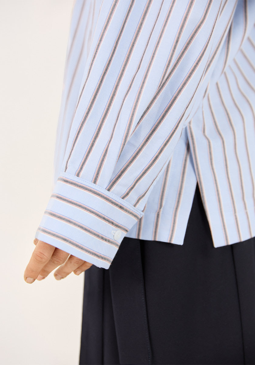 Chemise LUGAR baby blue stripes