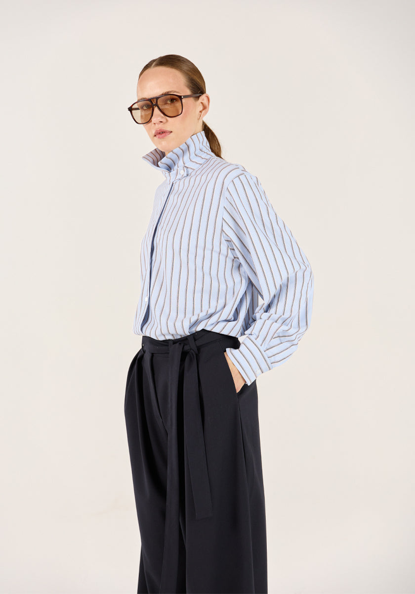 Chemise LUGAR baby blue stripes