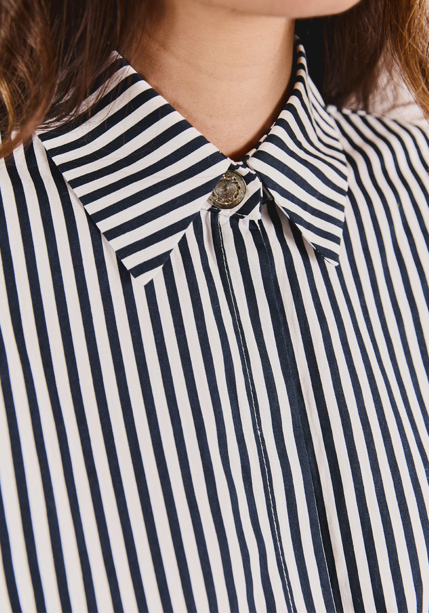 Chemise PAIVA Navy Stripes