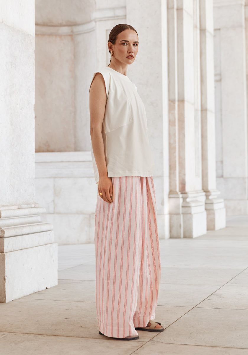 Pantalon BRITO Coral Stripes