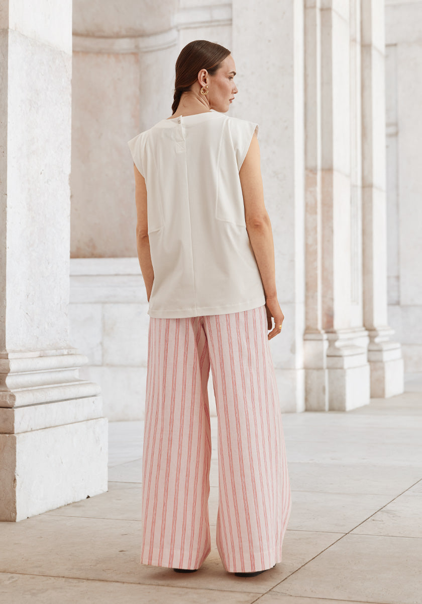 Pantalon BRITO Coral Stripes