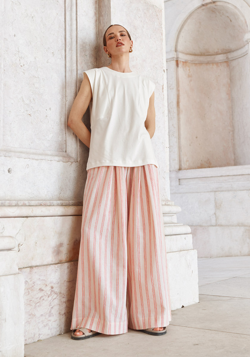 Pantalon BRITO Coral Stripes