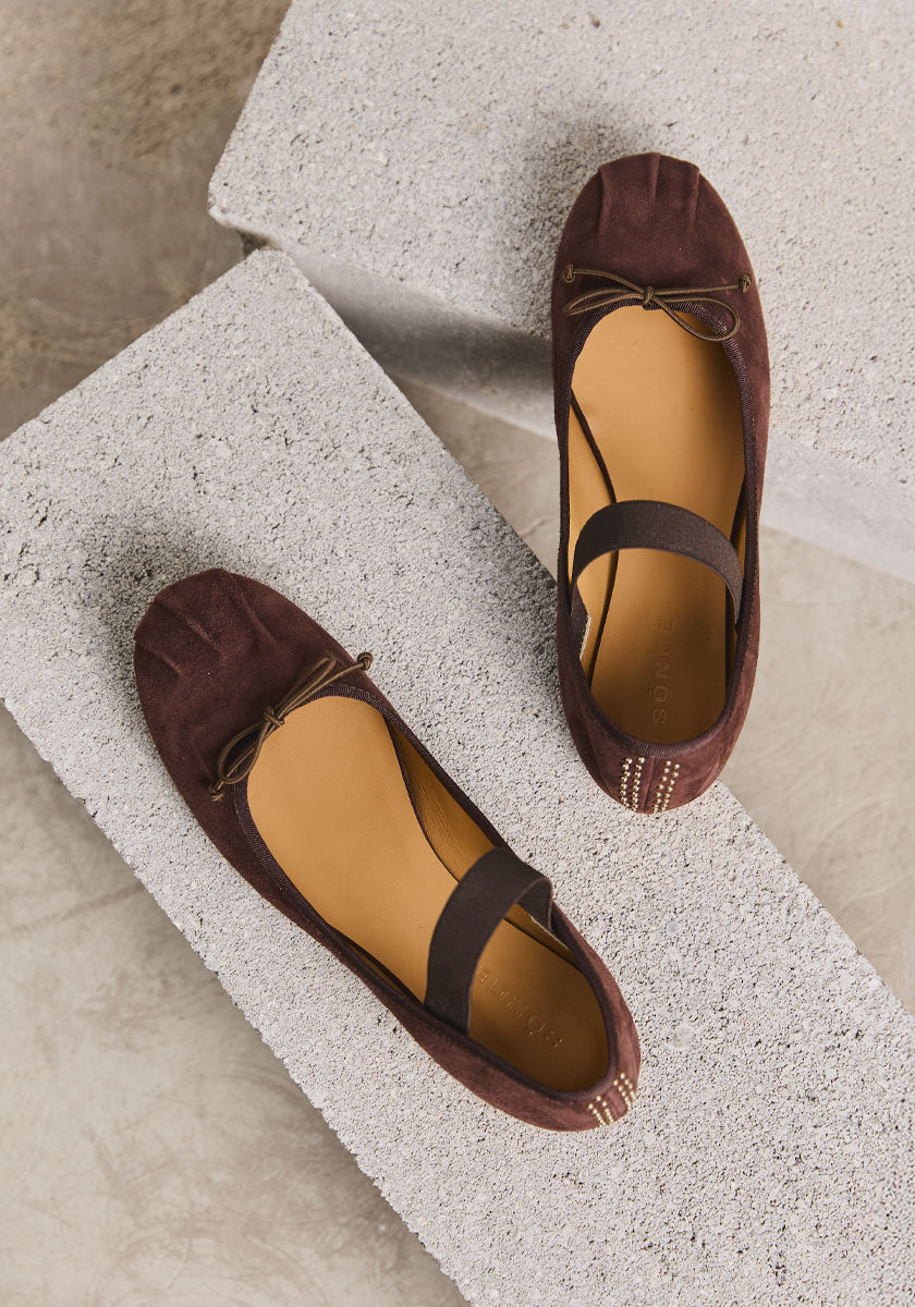 Ballerines ZELIA Chocolat