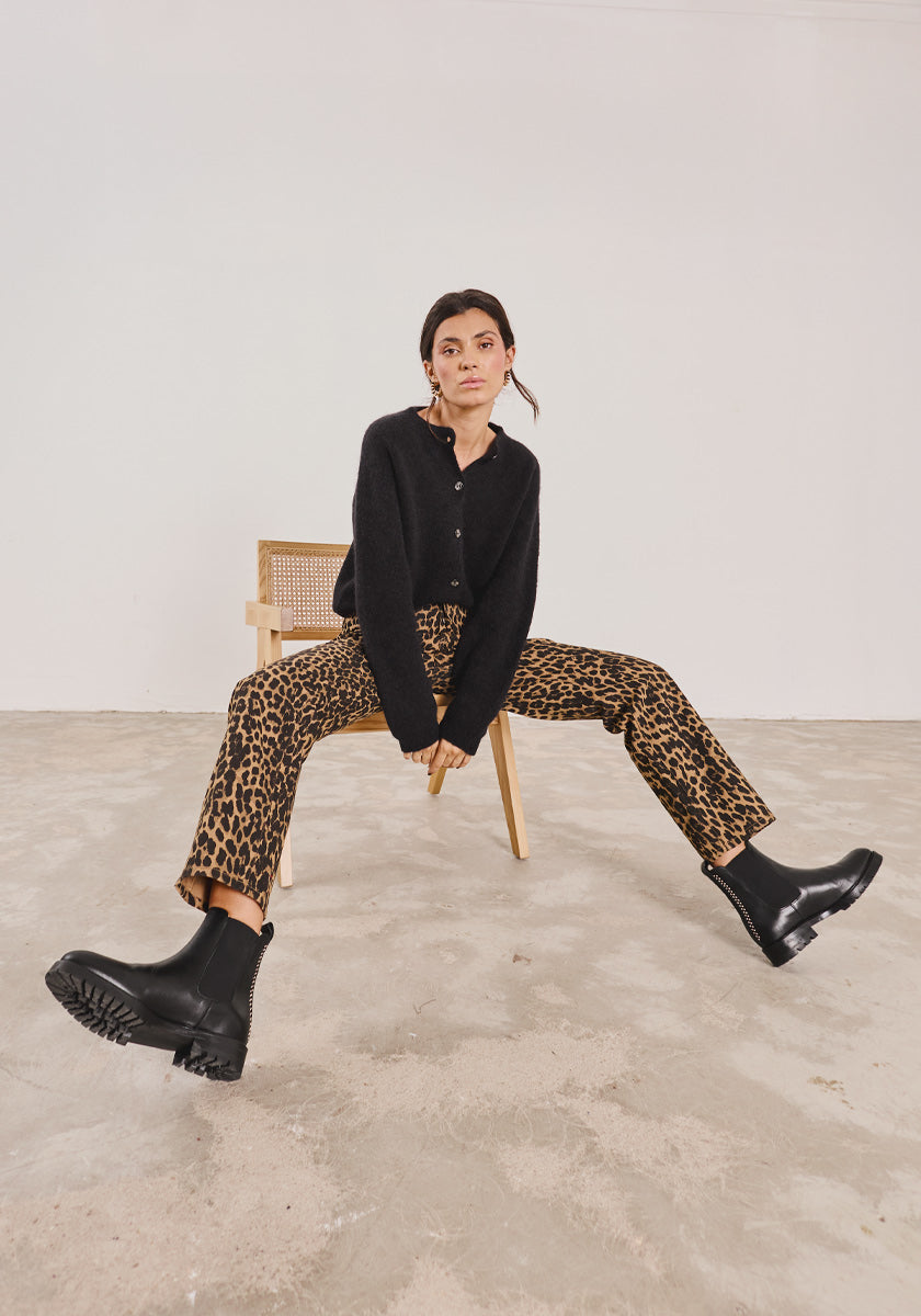 Boots ZÉ Black Studs