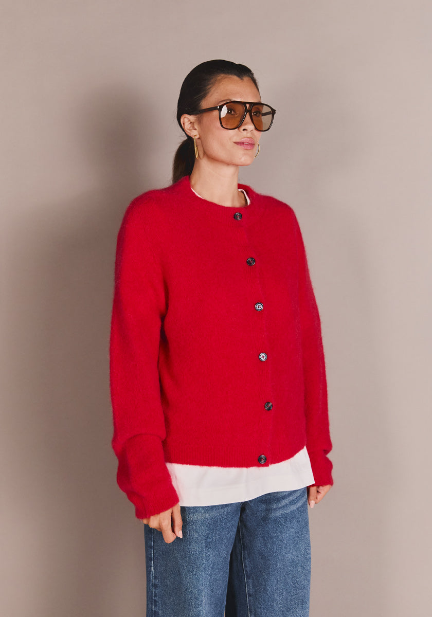 Cardigan SILVETA Vermillon