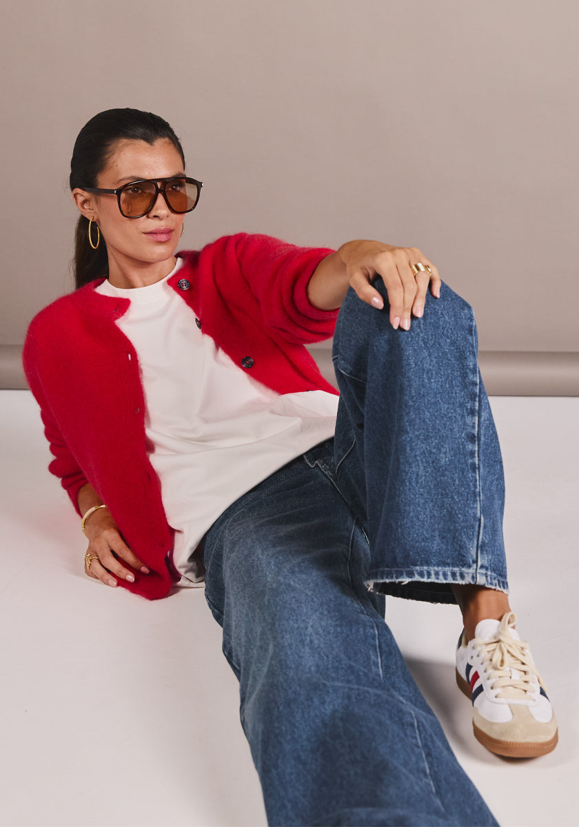 Cardigan SILVETA Vermillon