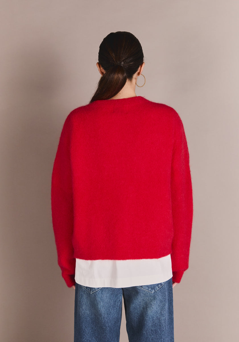 Cardigan SILVETA Vermillon