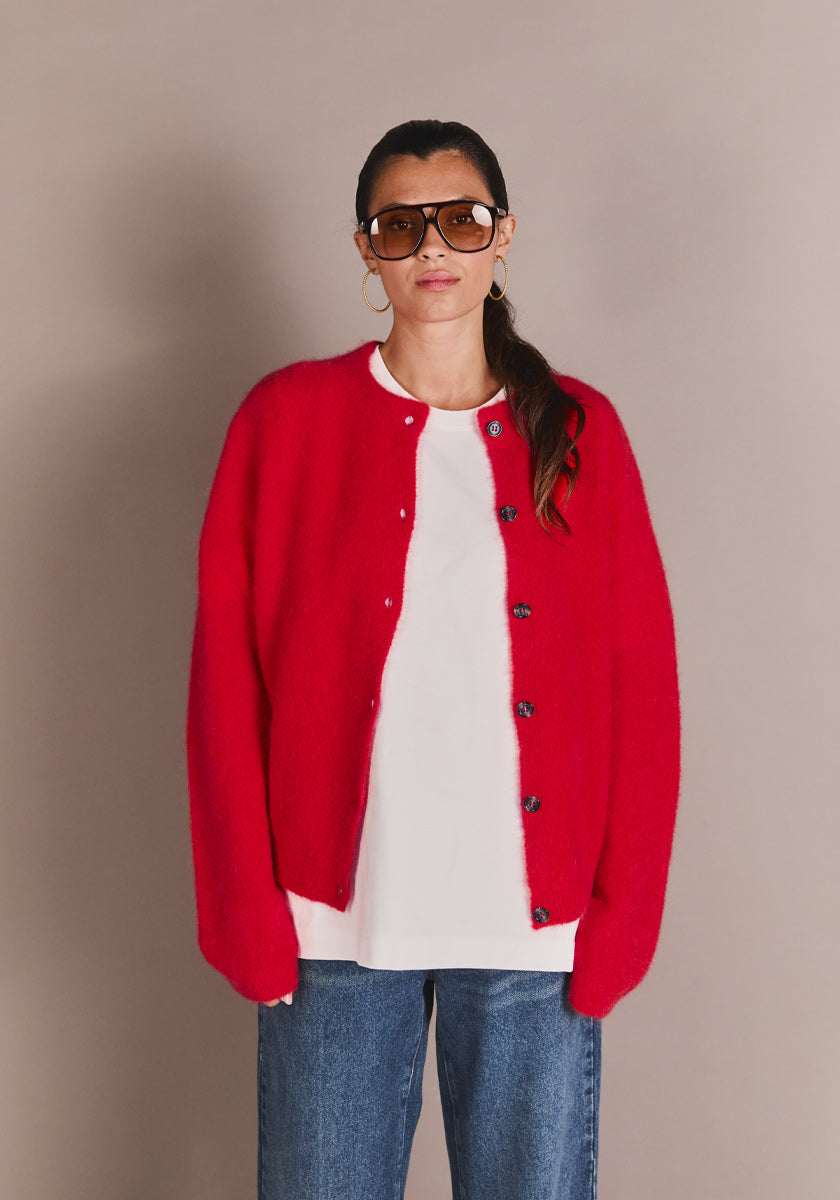 Cardigan SILVETA Vermillon
