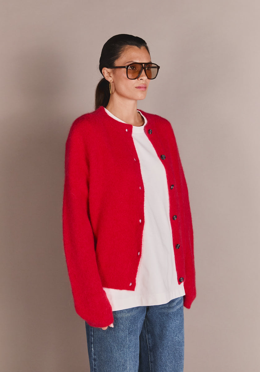 Cardigan SILVETA Vermillon