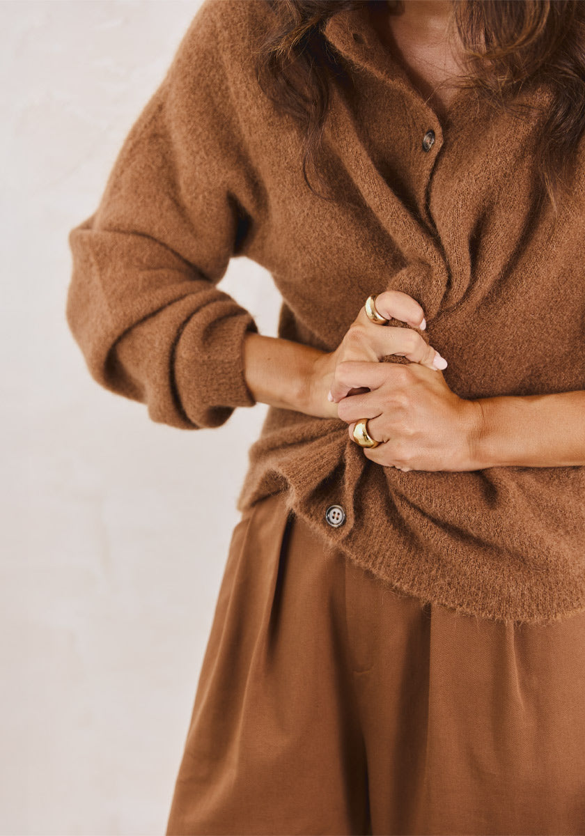 Cardigan SILVETA Toffee