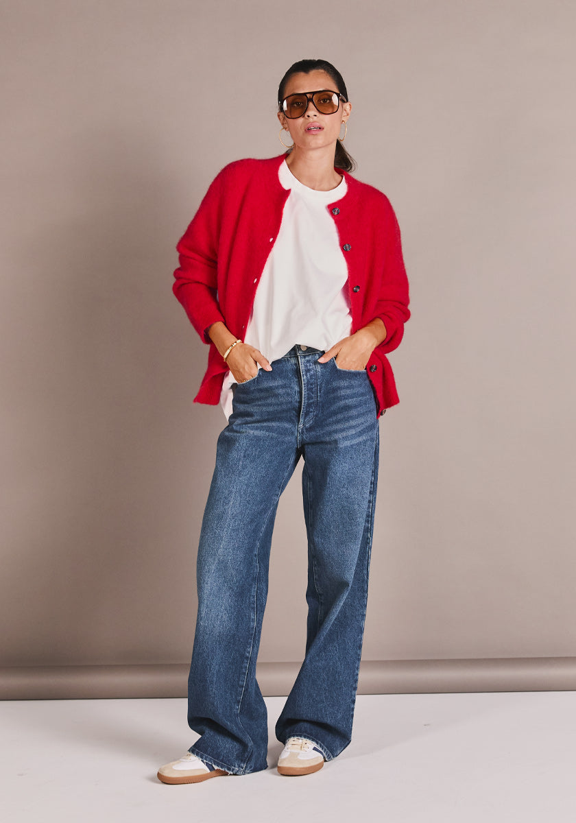 Cardigan SILVETA Vermillon