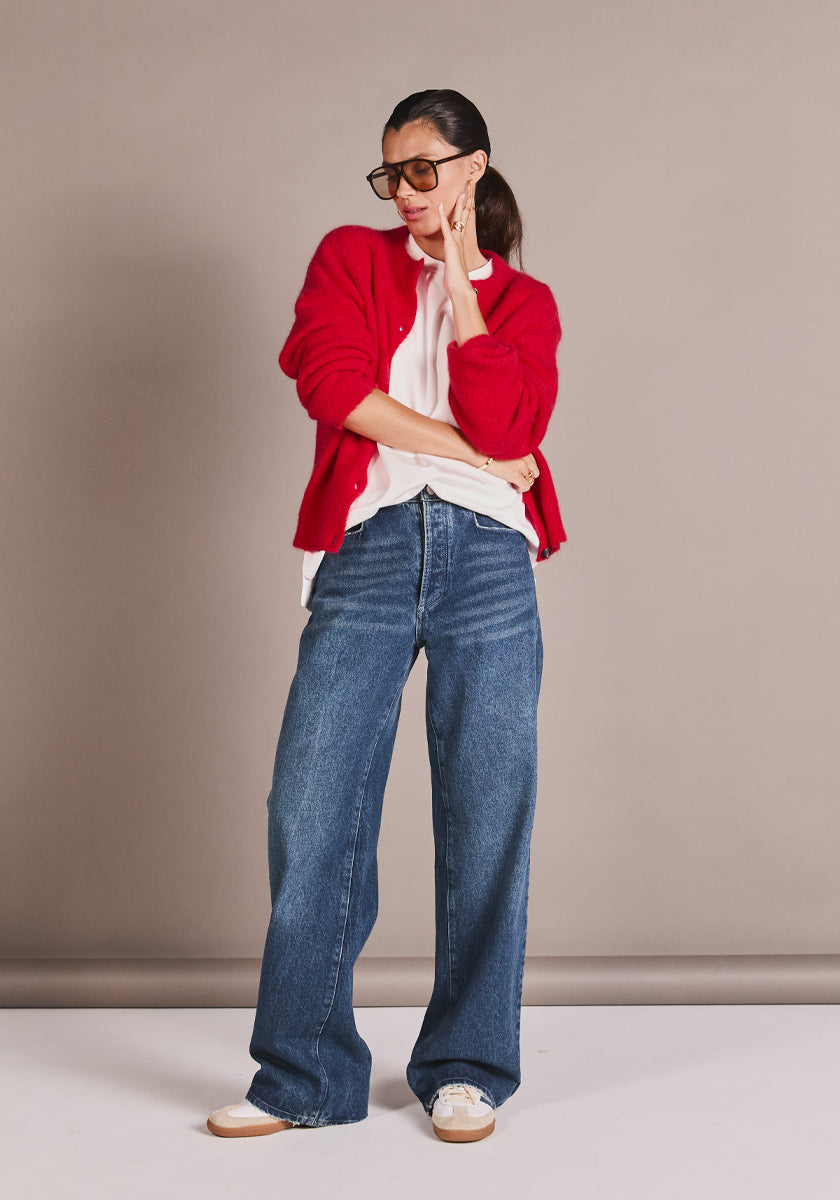 Cardigan SILVETA Vermillon