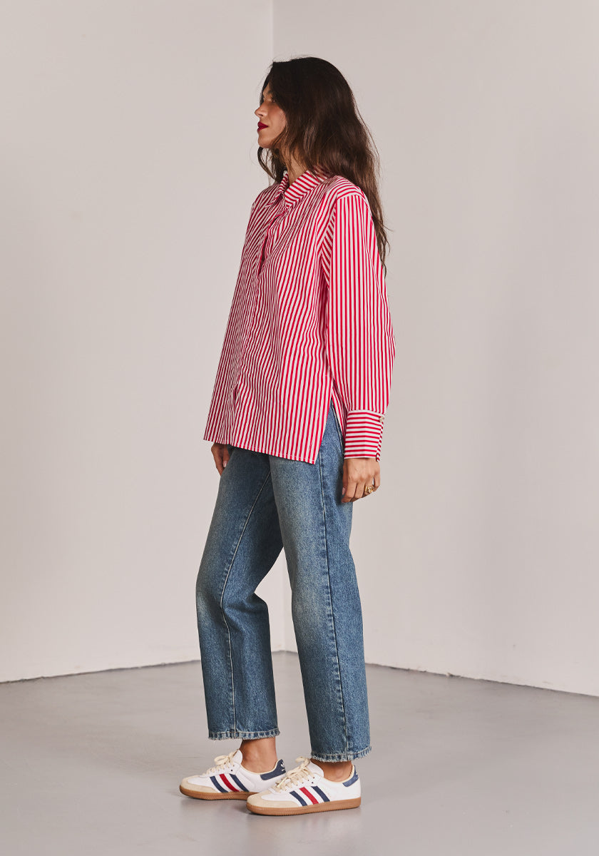 Chemise PAIVA Red Stripes