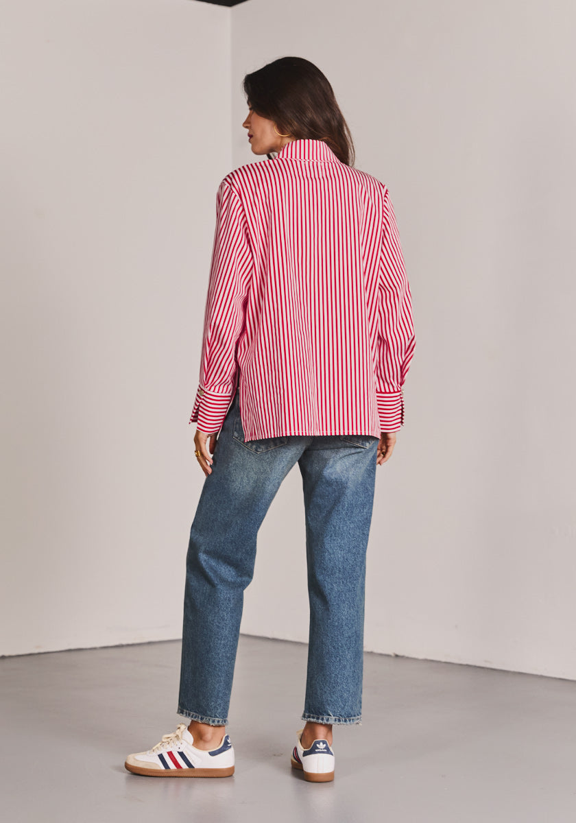 Chemise PAIVA Red Stripes