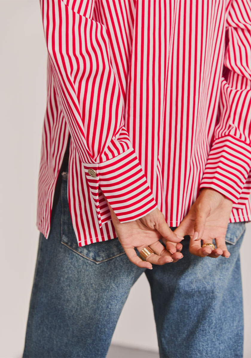 Chemise PAIVA Red Stripes