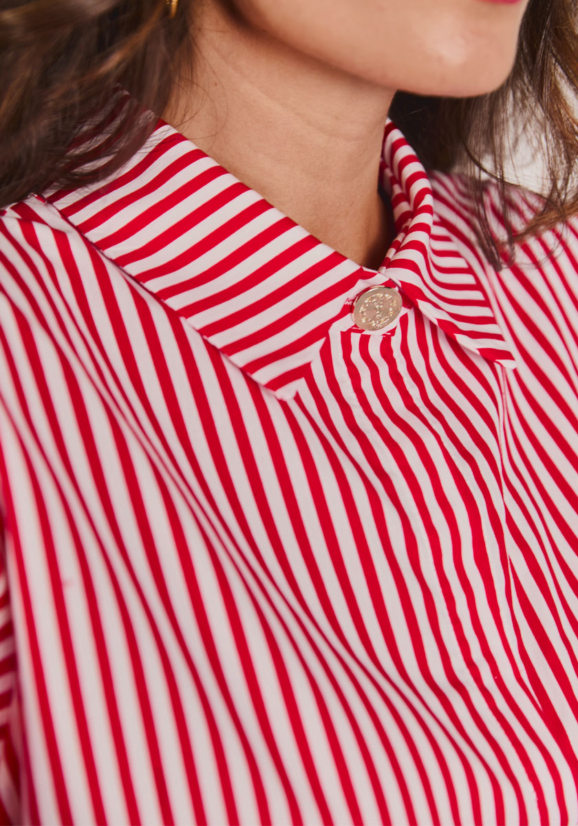 Chemise PAIVA Red Stripes