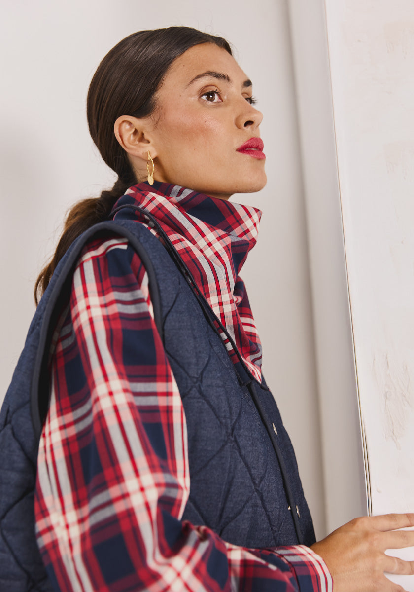 Foulard Red Tartan