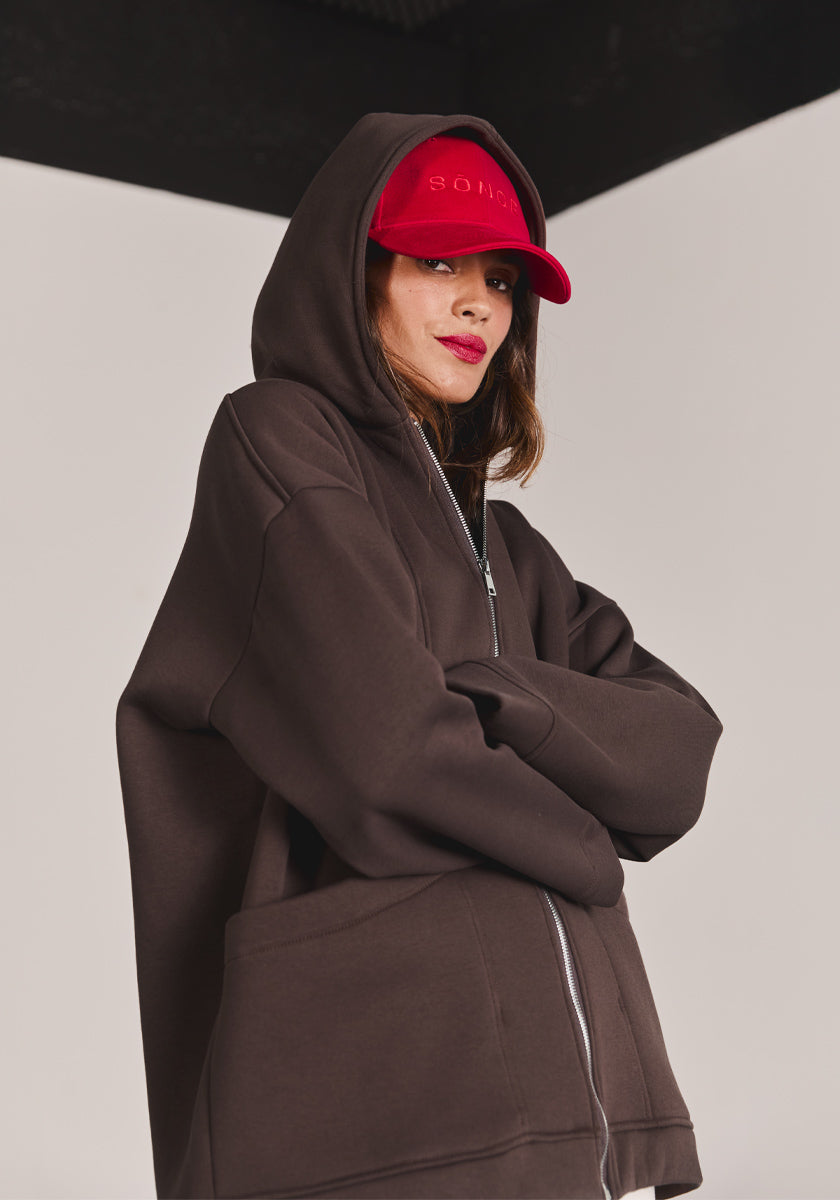 Gilet Sweat CADA ébène