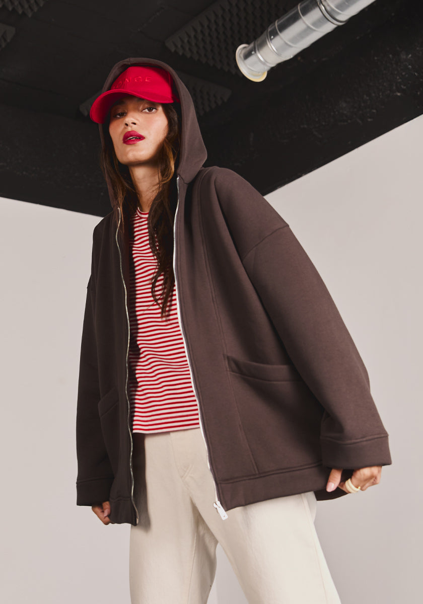 Gilet Sweat CADA ébène