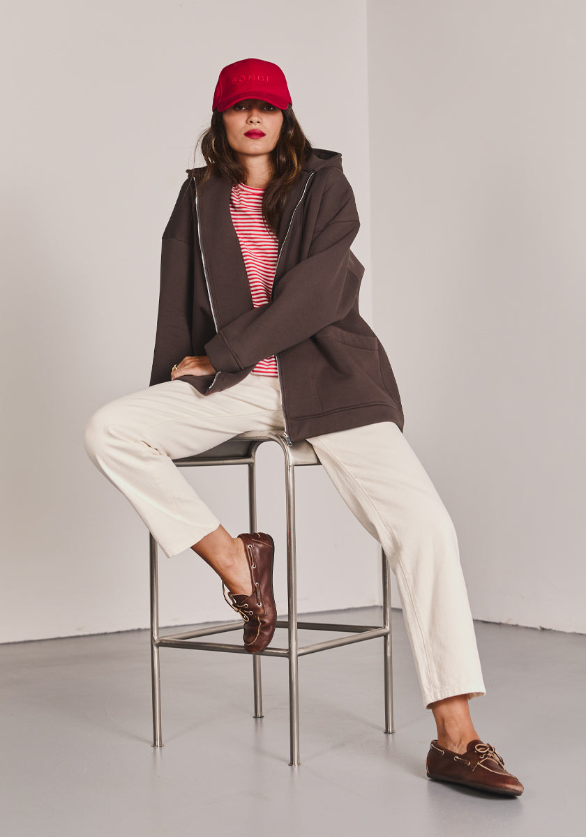 Gilet Sweat CADA ébène