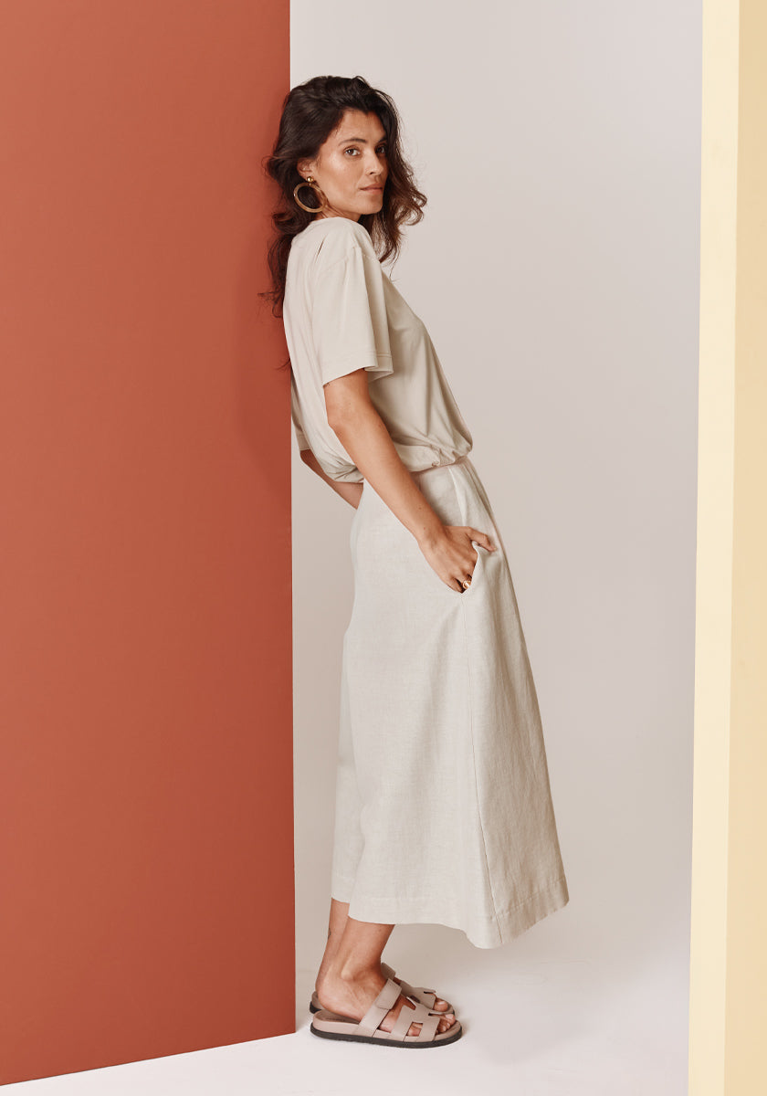 Jupe Culotte REGRA Linen