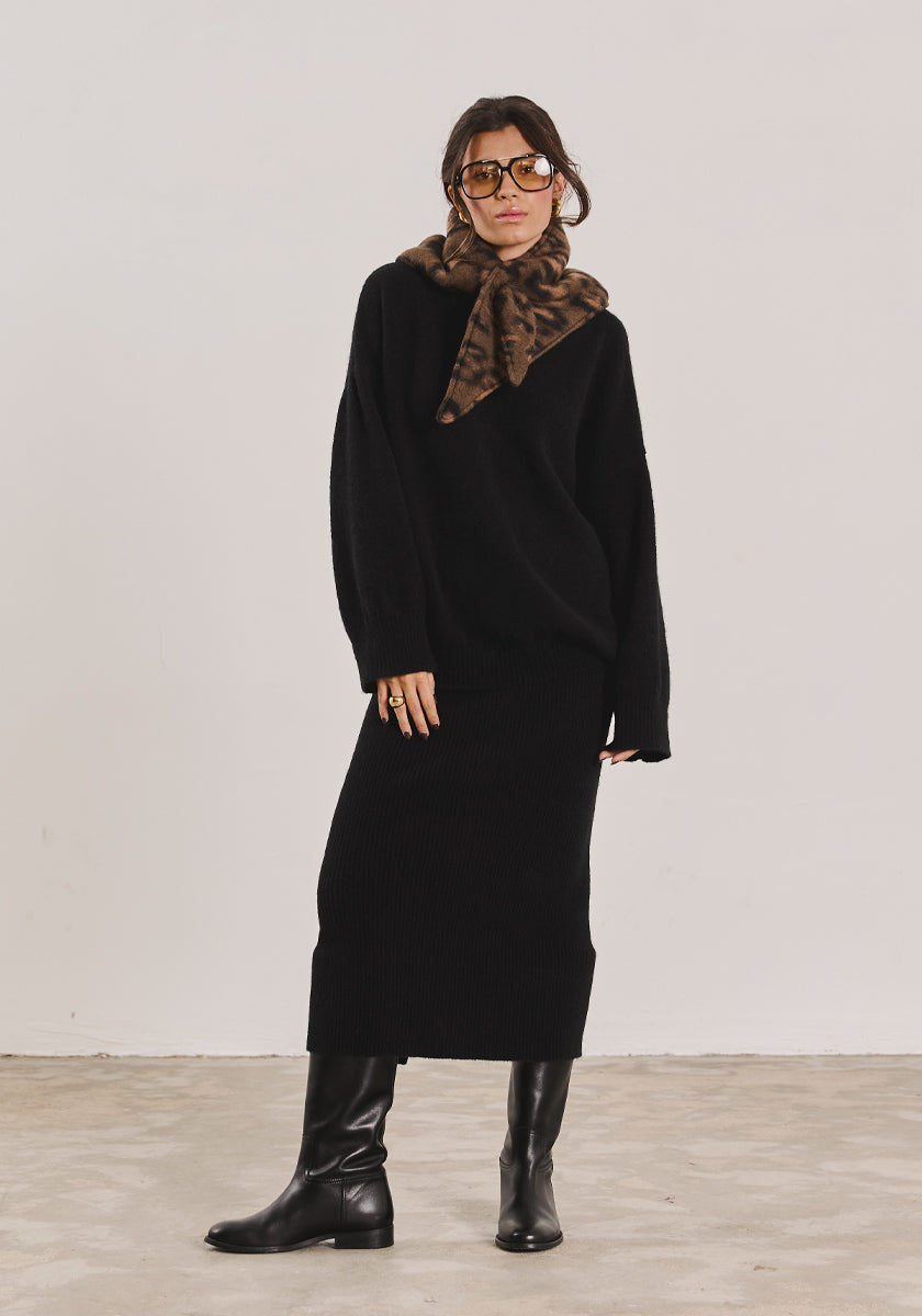 Jupe longue QUINTA Black