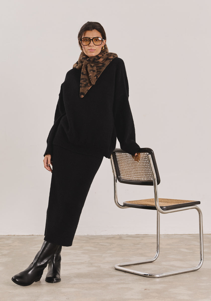 Jupe longue QUINTA Black