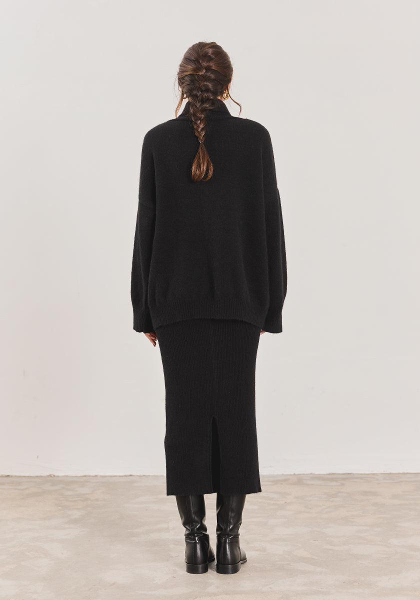 Jupe longue QUINTA Black