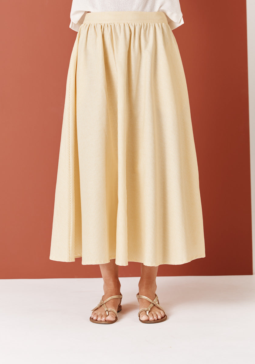 PRE-COMMANDE // Jupe SOUSA Yellow Stripes