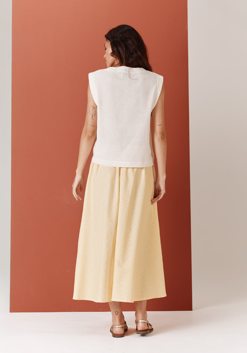 PRE-COMMANDE // Jupe SOUSA Yellow Stripes
