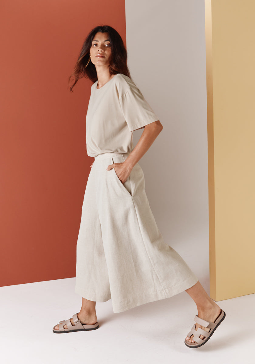 Jupe Culotte REGRA Linen