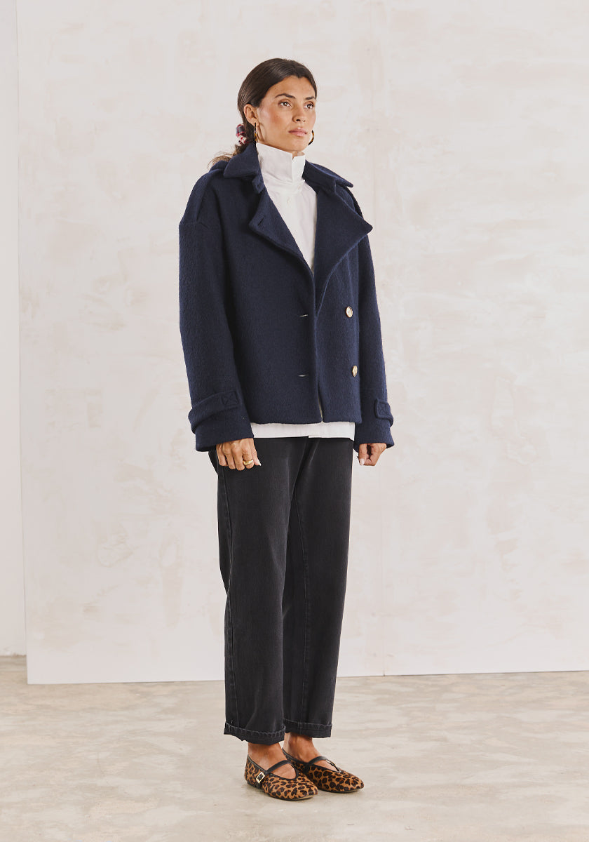 ★ SONGE Studio ★ Manteau ALVARO Navy