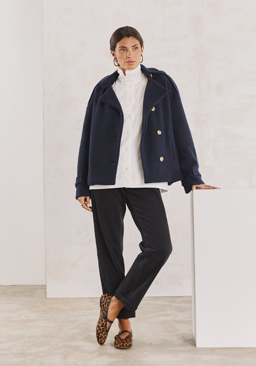 ★ SONGE Studio ★ Manteau ALVARO Navy