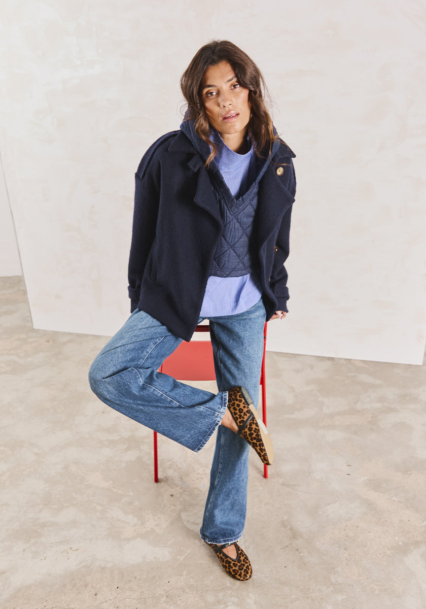 ★ SONGE Studio ★ Manteau ALVARO Navy
