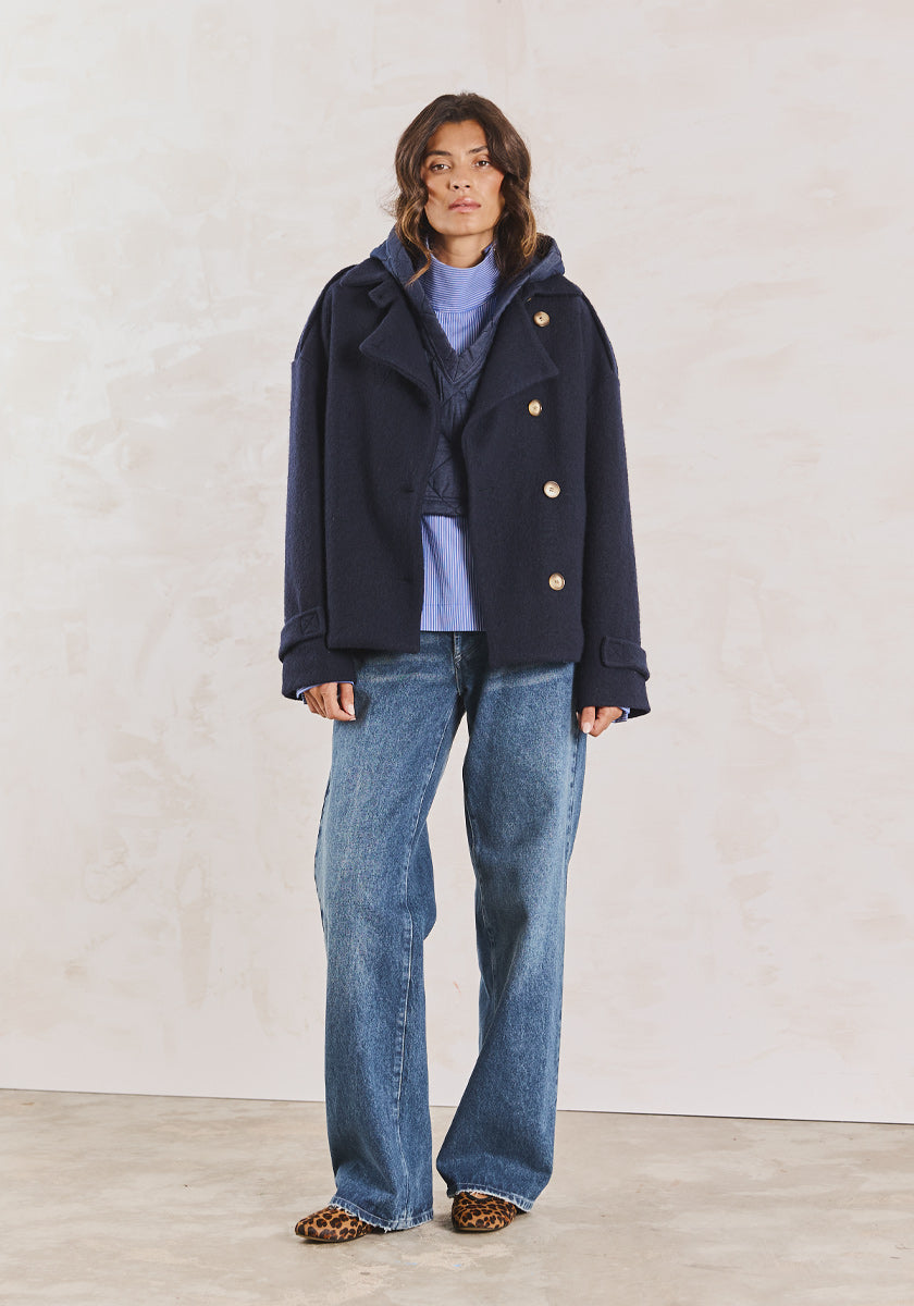 ★ SONGE Studio ★ Manteau ALVARO Navy
