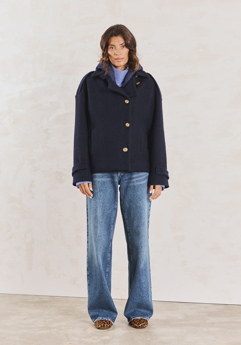 ★ SONGE Studio ★ Manteau ALVARO Navy