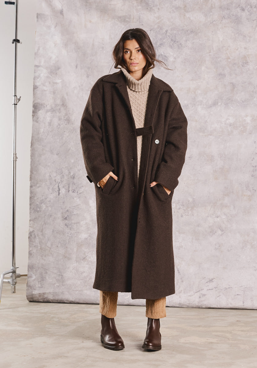 Manteau ESPERA Chocolat