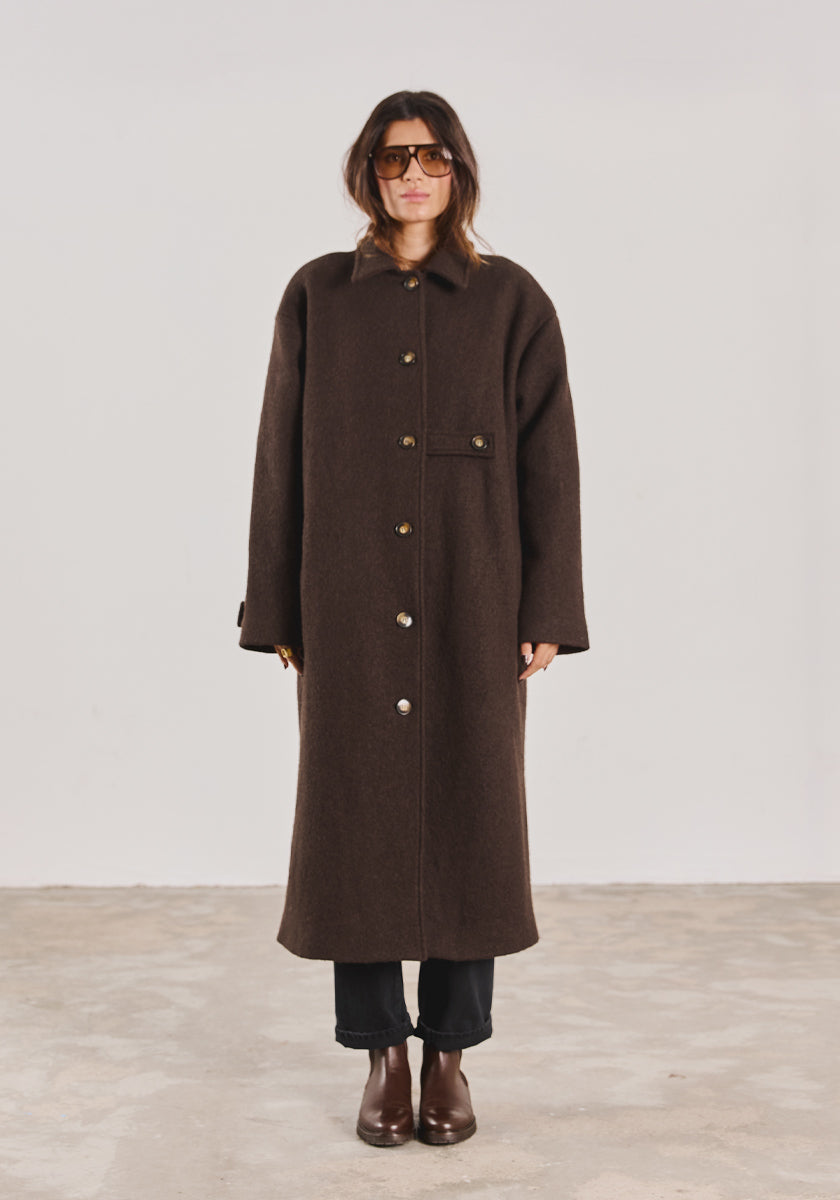 Manteau ESPERA Chocolat