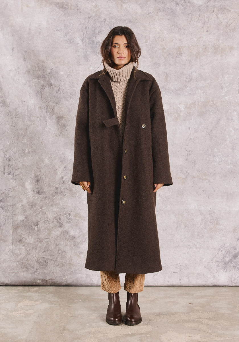 Manteau ESPERA Chocolat