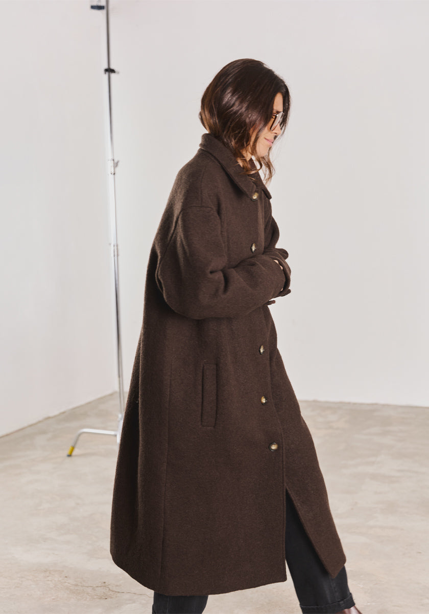 Manteau ESPERA Chocolat