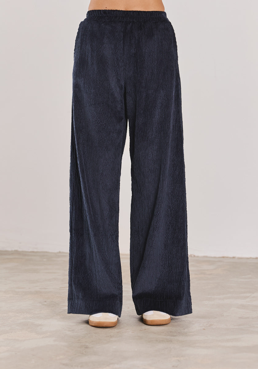 Pantalon LIRIO Velours Navy